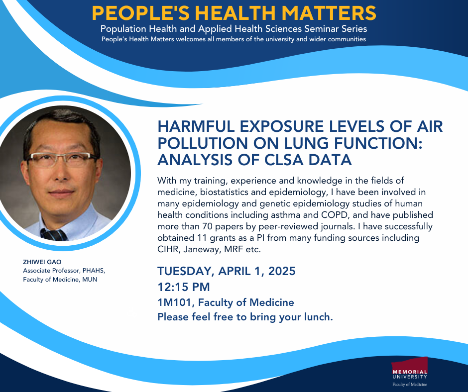 Graphic for People's Health Matters - April 1, 2025